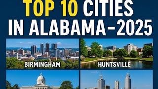 Top 10 Best Cities to Live in Alabama in 2025 🇺🇸 | Affordable & Beautiful!