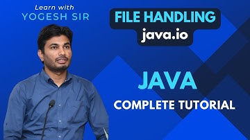 #41 File Handling in JAVA