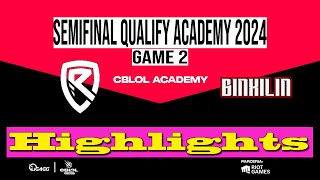 RISE GAMING VS BINXILIN JOGO 02/MD3 | Highlights | Semifinal Qualify Academy 2024