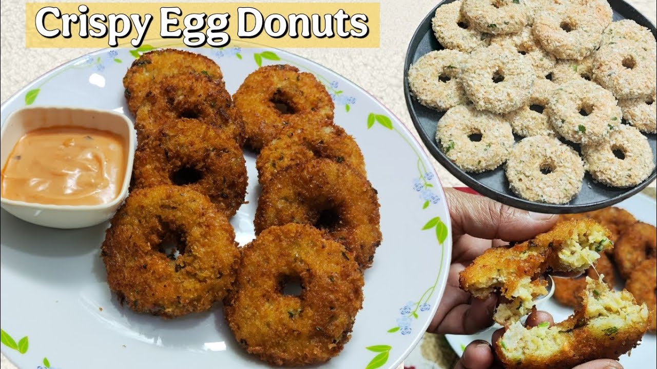 Crispy Egg Donuts Recipe | Make & Freeze Ramadan recipe | Egg Donuts Recipe | Easy iftar snacks
