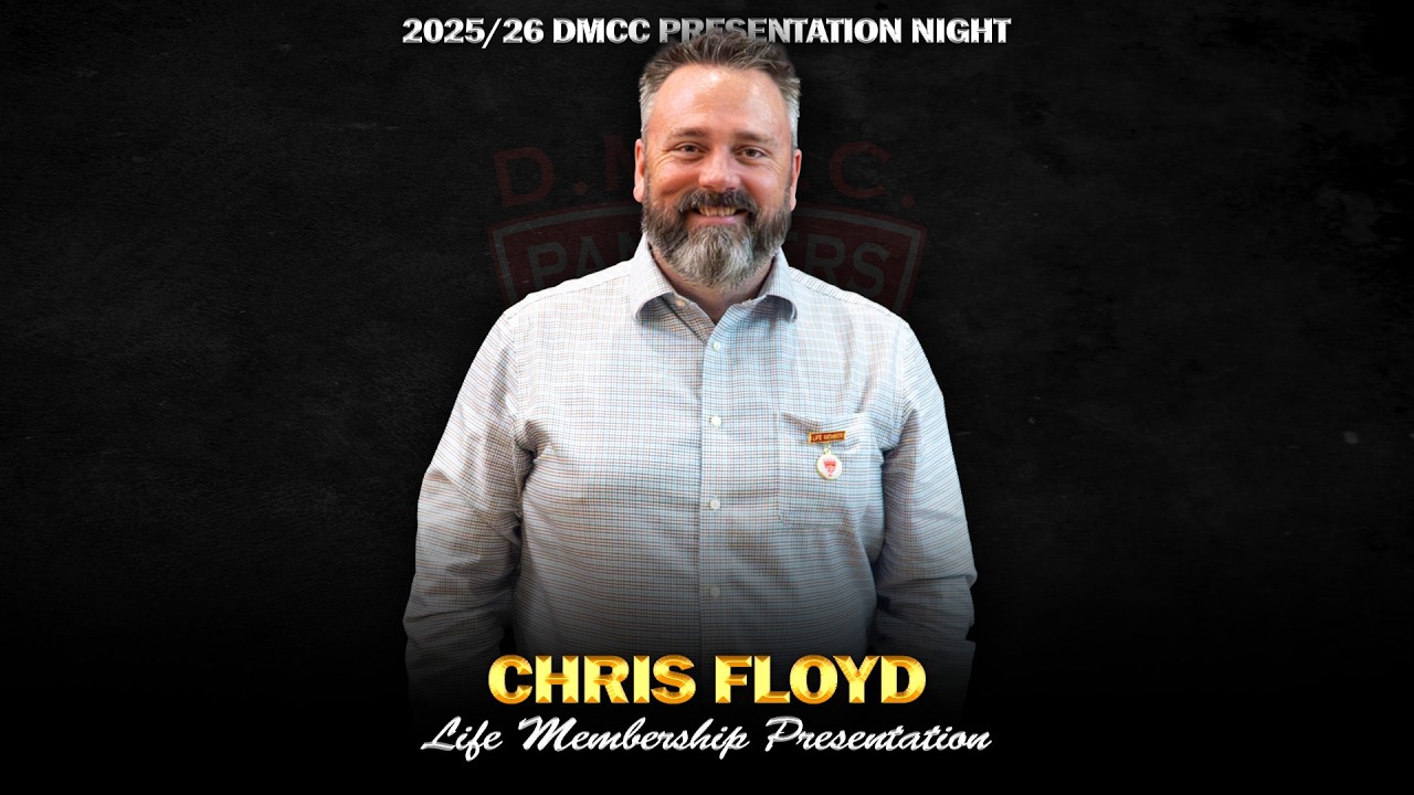 Chris Floyd Life Membership presentation