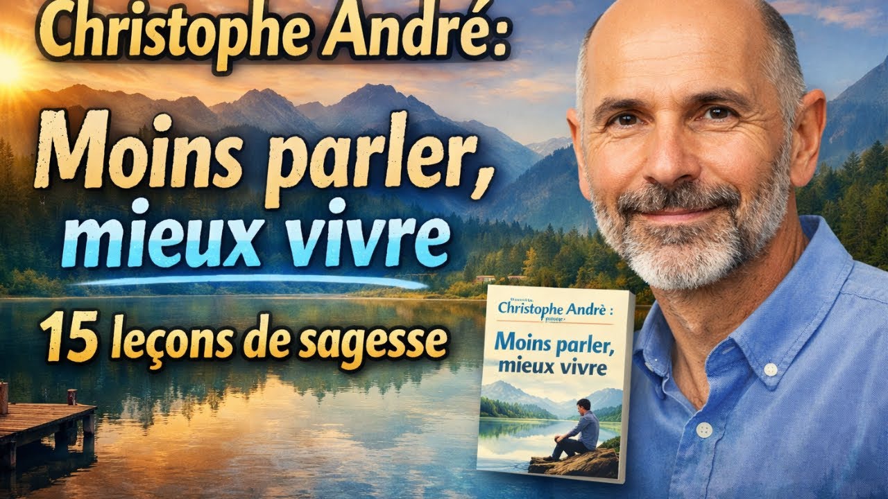 CHRISTOPHE ANDRÉ: MOINS PARLER, MIEUX VIVRE | 15 LEÇONS DE SAGESSE POUR UNE VIE APAISÉE 💭✨