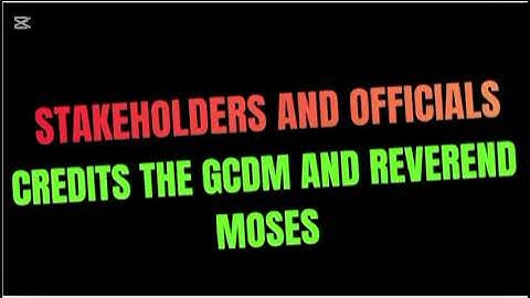 stakeholders and officials do your job 