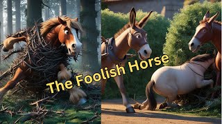 The Foolish Horse | Panchatantra English Moral Stories For Kids | Maha Cartoon TV English