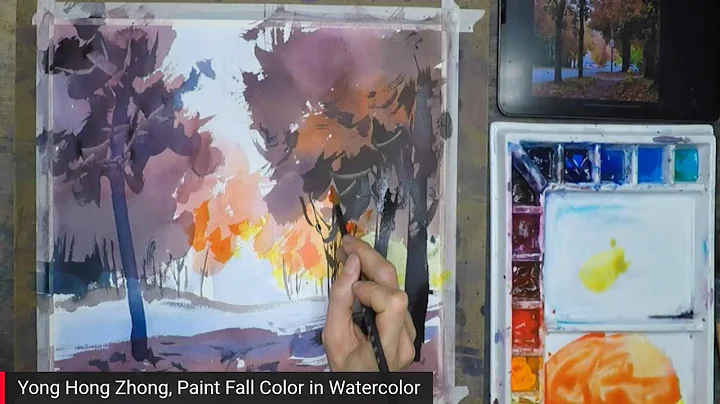 How to Paint Colorful Autumn Foliage with Yong Hon...