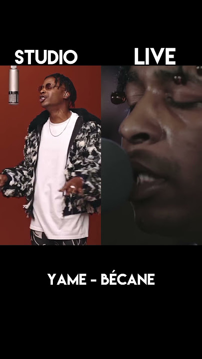 yame Bécane studio version vs live performance