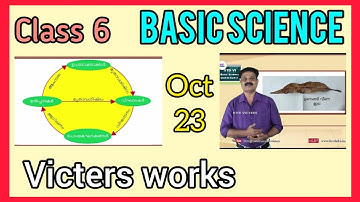Class 6 basic science victers works | STD 6 | Basic science | Victers works | Oct 23 | 23/10/2021