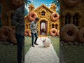 KADHI CHAWAL KA GHAR 😱🍛 | Giant Food House Adventure with Cute Dog | Viral 4K