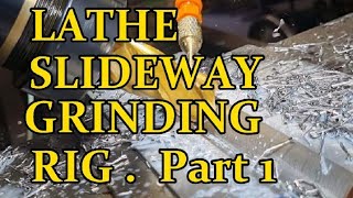 LATHE SLIDEWAY GRINDING RIG  .     Part 1.