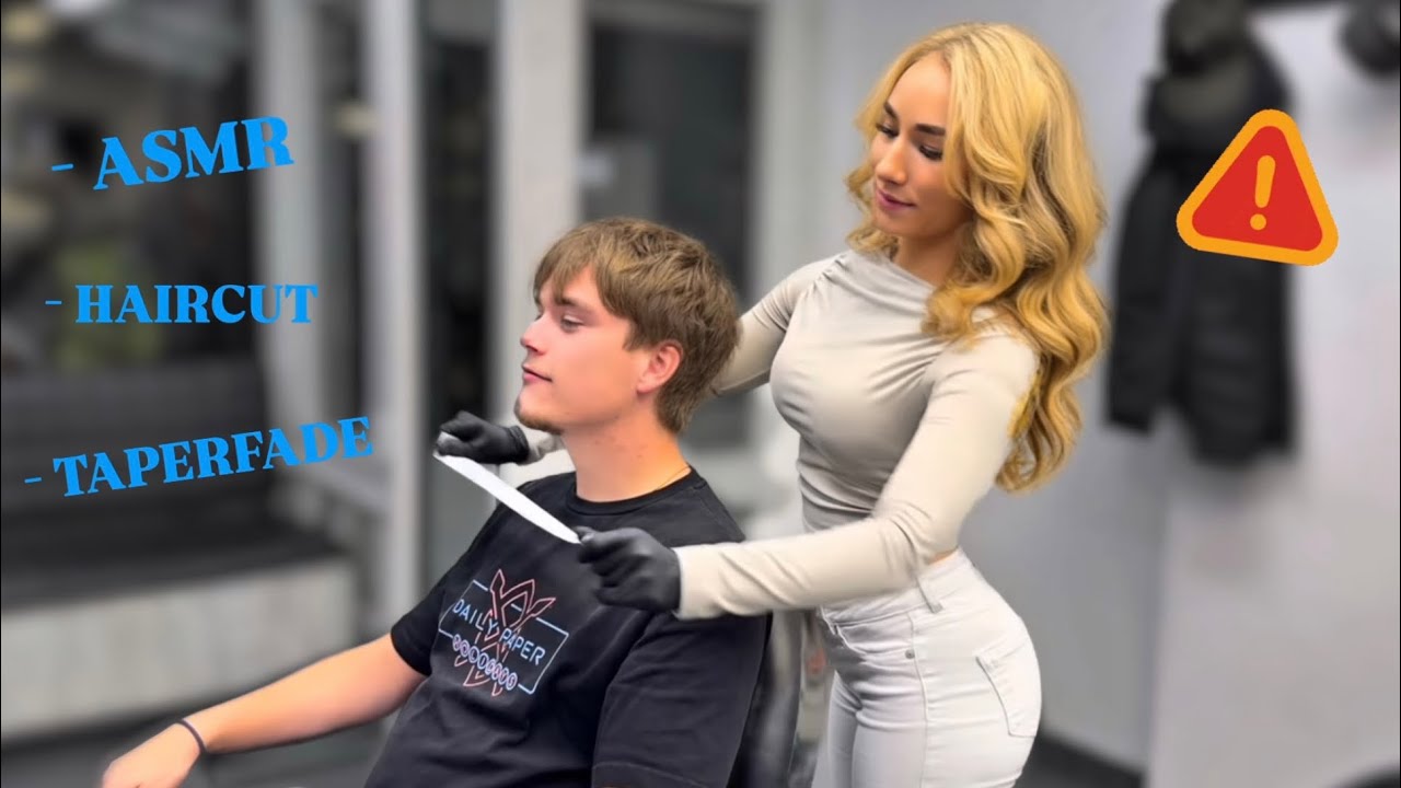 💈DUTCH LADY BARBER💈ASMR 