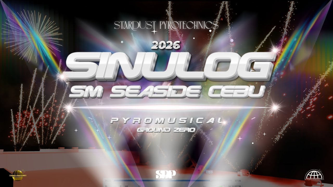 4K FWsim || Ground Zero || SINULOG 2026 Pyromusical|| SM Seaside City