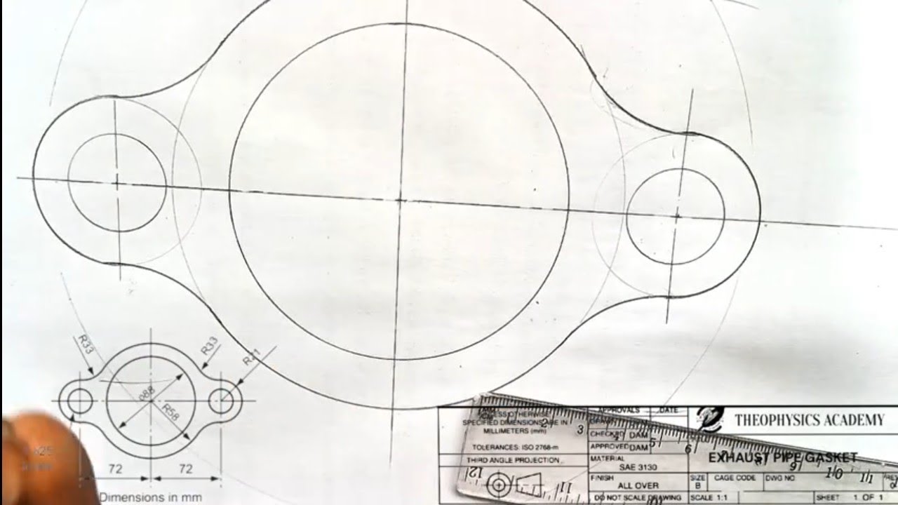TANGENCY PROBLEM | EXHAUST PIPE GASKET 