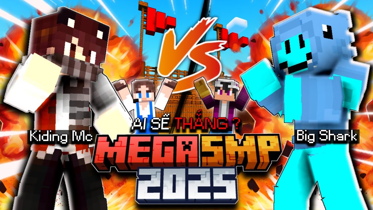 KIDING ĐẤU TAY ĐÔI VỚI BIG SHARK TRONG MINECRAFT MEGA SMP 2025 AI SẼ ...