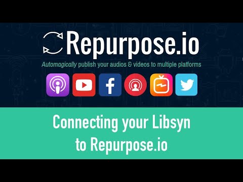 Connecting Your Libsyn to Repurpose.io