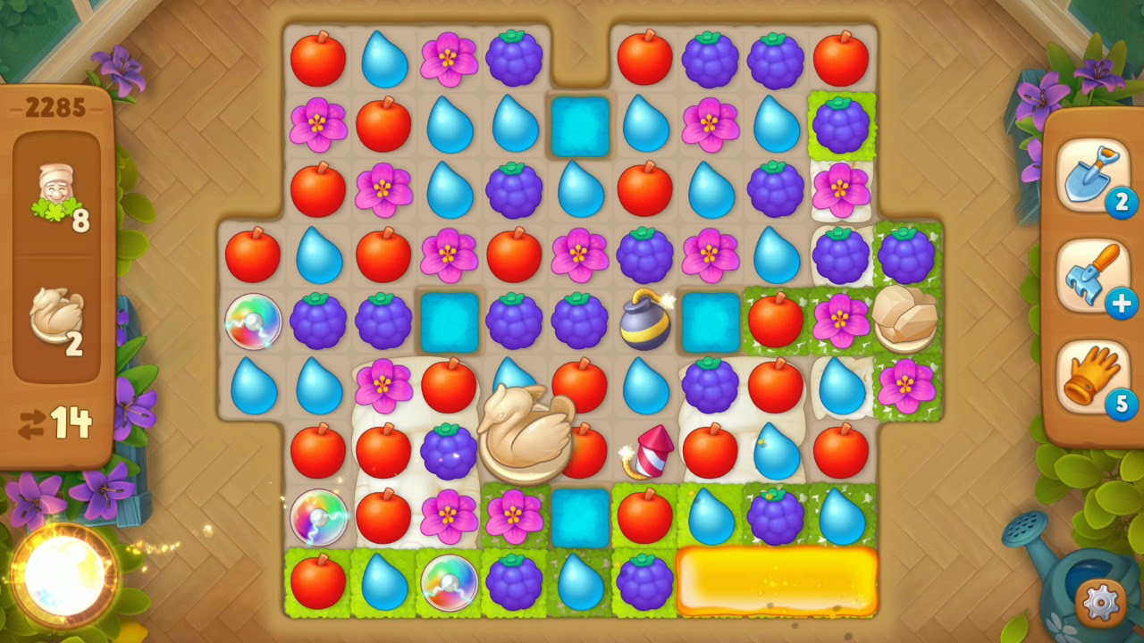 Gardenscapes (LEVEL 2285) YouTube