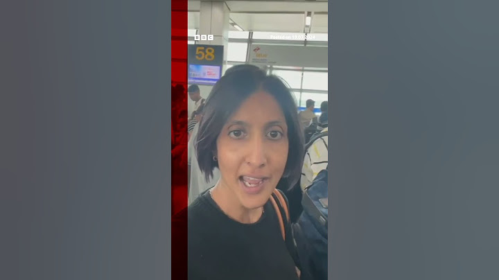Delhi airport was one of the many affected by a global IT outage. #ITOutage #Crowdstrike #BBCNews