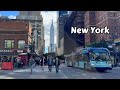 New York City Walking Tour 4k - Manhattan Walk 34th Street NYC