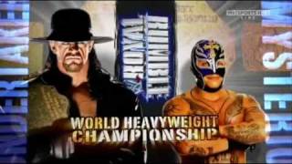 WWE Royal Rumble 2010 Official Match Card (HQ)
