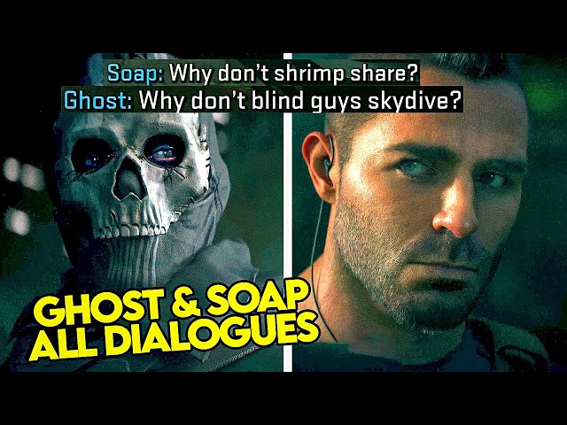 Ghost and Soap All Dialogue Choices & Banter - CALL OF DUTY