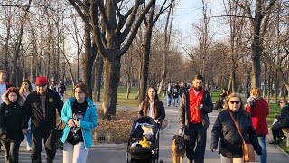 Romania🇷🇴has the most BEAUTIFUL women in the WORLD💃🏼|Walk on Bucharest Romania  2023 | Sunday night🔥