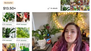 How I made over $1,000 selling plants during my first three weeks on Etsy+Bestseller Status!