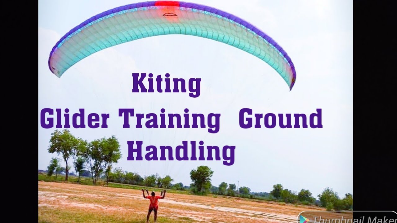 PARAMOTOR TRAINING | day 1 | kiting | Paragliding wing kiting | Ground handling with paragliding