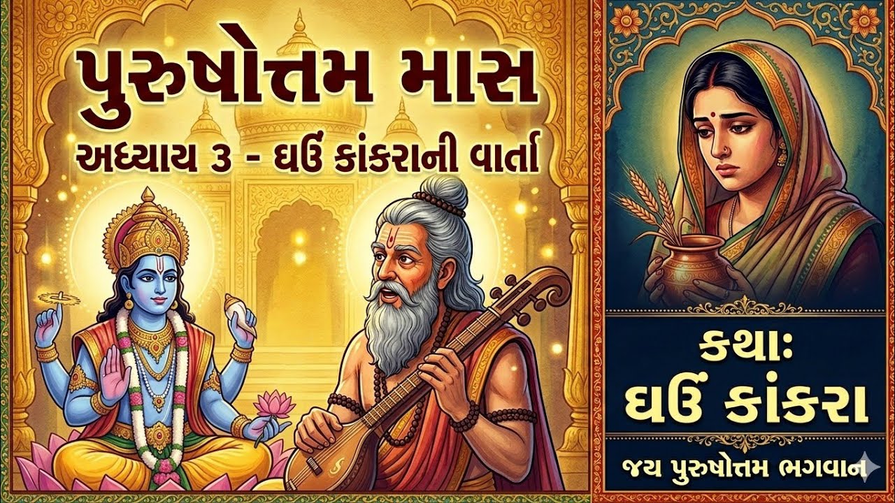 Purushottam Mas Chapter 3 | The Story of the Wheat Stone | Purushottam Mas Adhyay 3 | Adhik Mas Katha