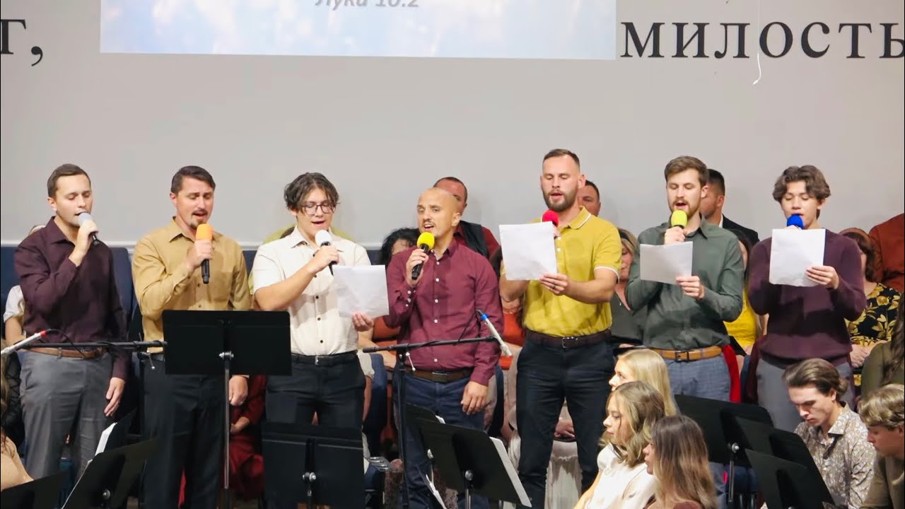 "Тихо веет в поле ветерок" - пение группа братьев - YouTube