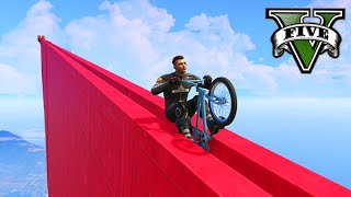 GTA V Online: ESCORREGANDO DE BMX no CÉU - MUITO ÉPICO!!! #63