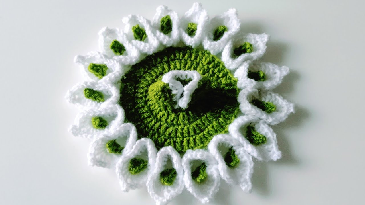 आसानी से बनायें सबसे छोटे लडू गोपाल जी के लिए दो रंगों की ये ड्रेस/crochet dress for0-1no kanha ji