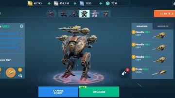 #warrobots Testing MK2 angler with MK2 stake/Needle which modules setup the best for it? #pixonic