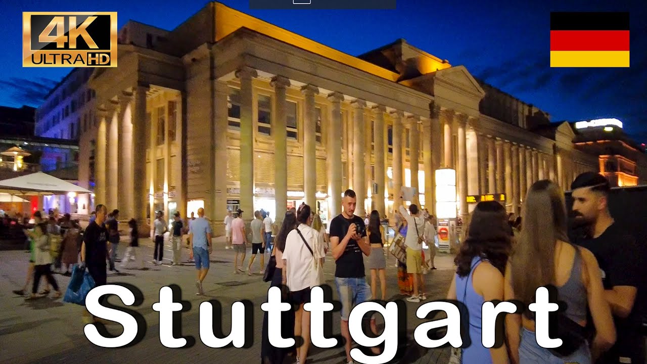 Festive Summer evening in Stuttgart Germany - YouTube