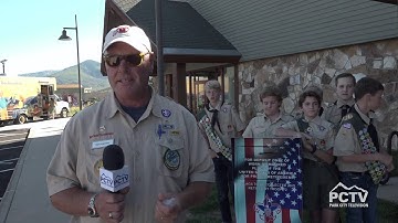 Boy Scouts Flag Collection Box
