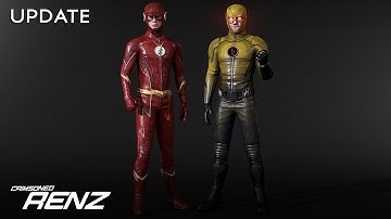 CW The Flash & Reverse Flash 3D Updated Model Showcase - In Progress