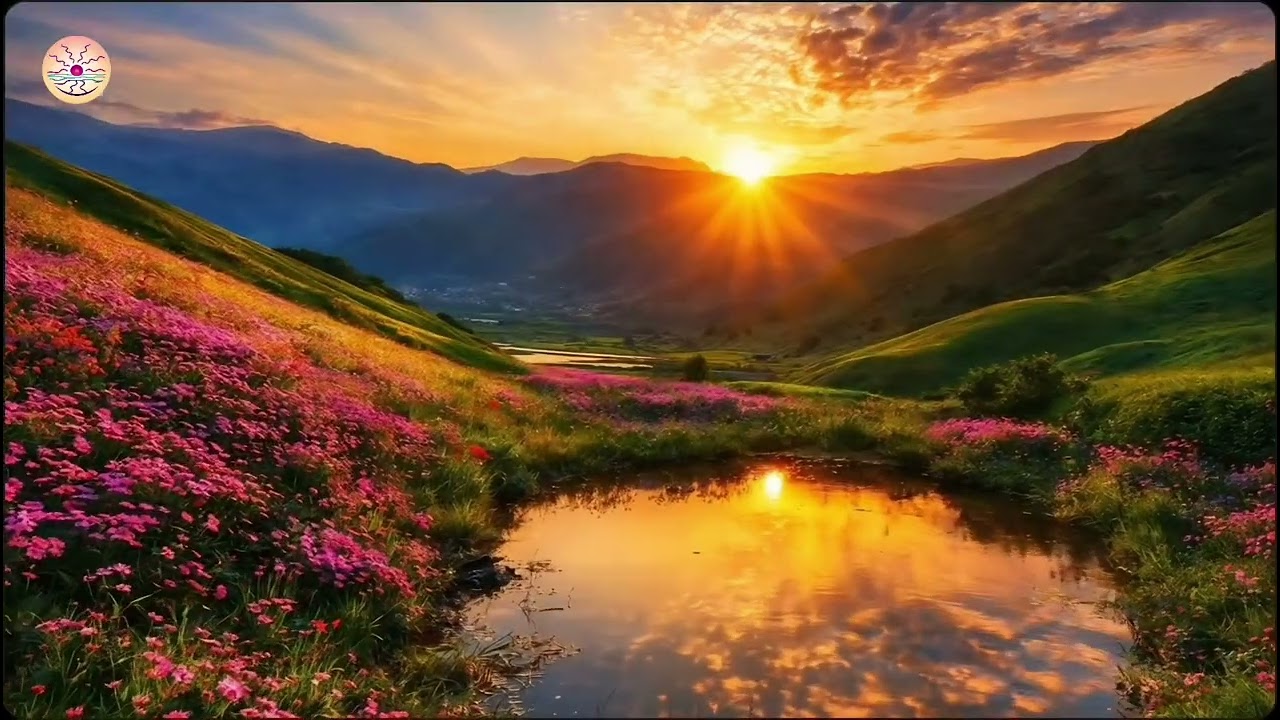 2 HOURS Sunset in the Mountains | Calm Ambient Music for Focus & Relaxation