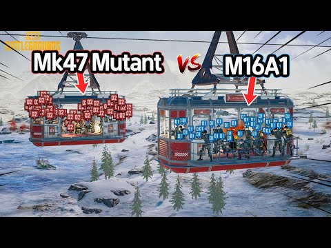 <strong>M16A1</strong> vs Mk47 Mutant !! Cable Car Battle !!