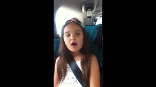 Little girl in Turkey sings Monster
