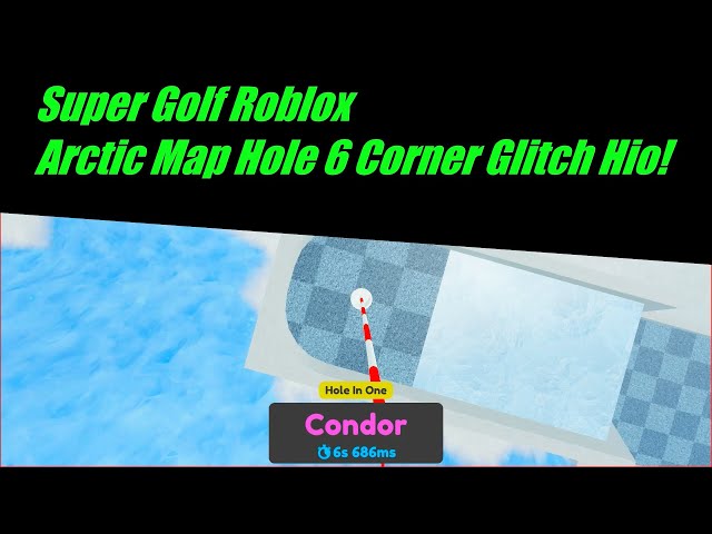 Super Golf Roblox - Arctic In 18 Strokes! (Normal Settings) 