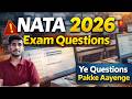 NATA 2026- 100% Expected Questions With Answers | NATA PYQ'S | Must watch video #nata #nata2026