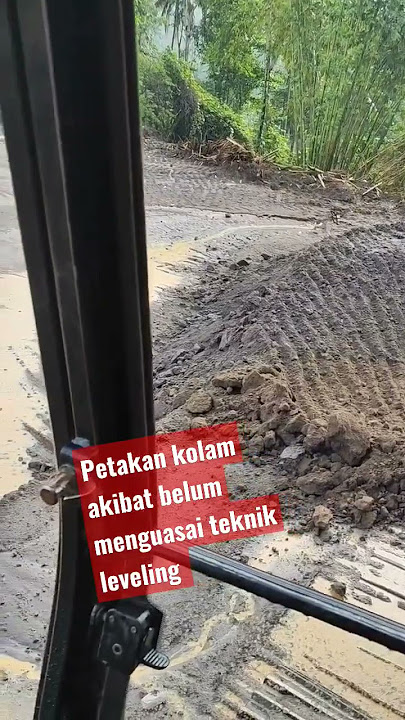 Pahami teknik leveling/pemerataan dengan benar #belajarexcavator #shorts