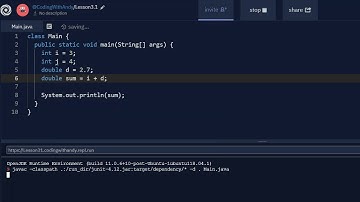 Lesson 3-1: Basic Mathematical Operations (Introductory Java Programming for AP Computer Science A)