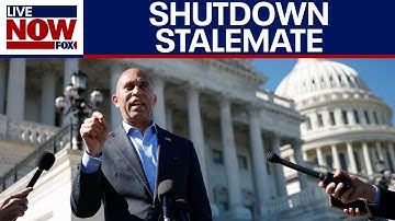 Jeffries blames GOP for ‘broken’ healthcare, answers shutdown questions