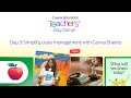 Canva Education presents Teachers' Day Camp: Canva Sheets
