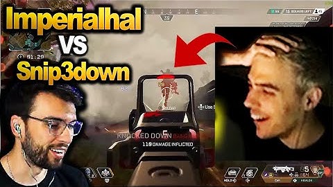 TSM Imperialhal team vs Snip3down *NEW* team in algs scrims ( apex legends )