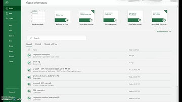 Bivariate regression, including testing, in Excel