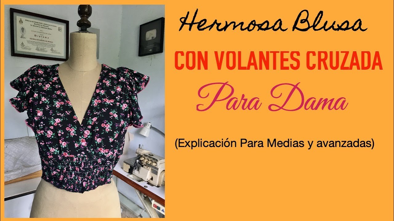 BLUSA PARA DAMA COM OLAN CRUZADA