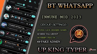 BT WHATSAPP MOD 2023 IMMUNE WHATSAPP APK🔥AUTO ADMIN SETTING FULL ANTIVIRUS SUPPORT ALL DEVICE WORK💯 screenshot 5