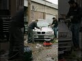 renovation of old bmw car to new car restoration timelapse