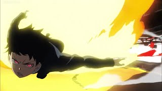 Shinra Saves Sister From Falling Light Fire Brigade Of Flames