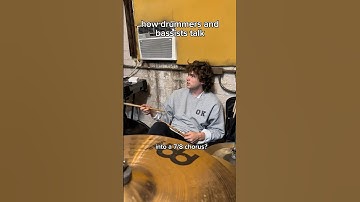 How Drummers Talk vs How Guitarists Talk #bandhumor #bandmemes #band #drums #guitar